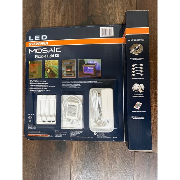 NEW Sylvania 12 ft. LED Flexible Multi Color Light Kit Wireless Remote Control - Picture 5 of 12